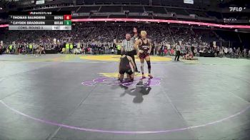 D4-157 lbs Cons. Round 2 - Cayden Bradburn, Whitmore Lake vs Thomas Saunders, Whittemore-Prescott