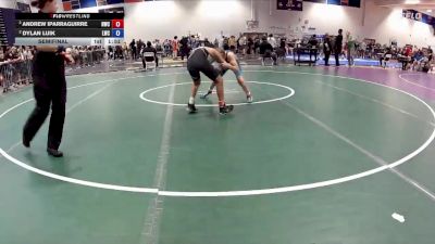 100 lbs Semifinal - Andrew Iparraguirre, NOVA Wrestling Club vs Dylan Luik, Legend Wrestling Club