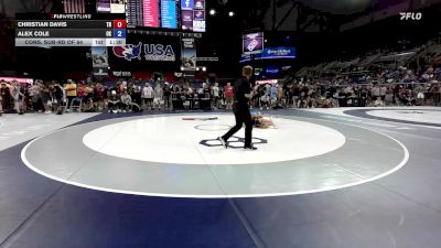 144 lbs Cons. Sub-rd Of 64 - Christian Davis, TN vs Alex Cole, OK