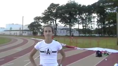 Sara Vaughn runs 4:34 for 6th place at Falmouth Mile 2011