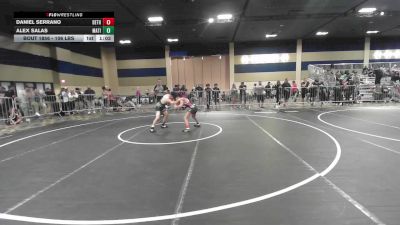 106 lbs Quarterfinal - Daniel Serrano, Dethrone WC vs Alex Salas, Matilda Torres