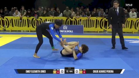 Chloe Alvarez Pereira vs Emily Elizabeth Jones 2025 Pan IBJJF Jiu-Jitsu No-Gi Championship