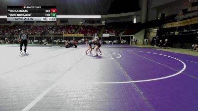 110 lbs Consi Of 8 #2 - Karla Baeza, UNLV (W) vs Rubi Gonzalez, Lyon (W)