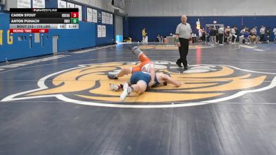 174 lbs Semifinal - Caden Stout, Coast Guard vs Anton Puhach, Roger Williams