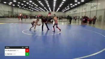 80 lbs Semifinal - Matthew Mcdermott, East Coast Bandits vs Davin Renick, Honey Badger Wrestling Club