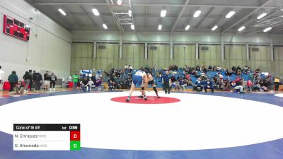 197 lbs Consi Of 16 #2 - Nathan Enriquez, Mission Oak vs Gabriel Ahamada, Mission College Prep