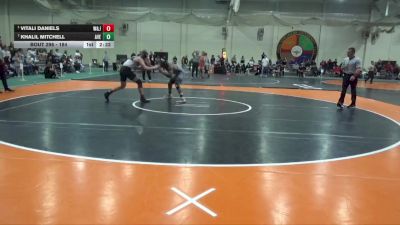 184 lbs Cons. Semi - Khalil Mitchell, Averett vs Vitali Daniels, Washington & Jefferson