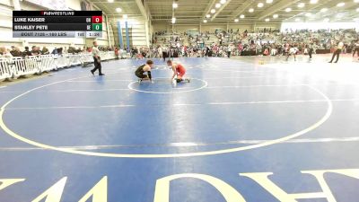 160 lbs Round Of 128 - Luke Kaiser, OH vs Stanley Pete, DE
