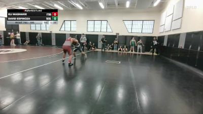 190 lbs Cons. Round 3 - Eli Washakie, Fort Washakie Middle School vs David Espinoza, Worland Middle School
