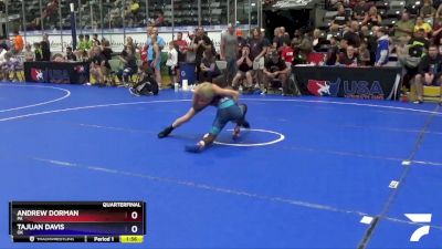 86 lbs Quarterfinal - Andrew Dorman, PA vs Tajuan Davis, OK