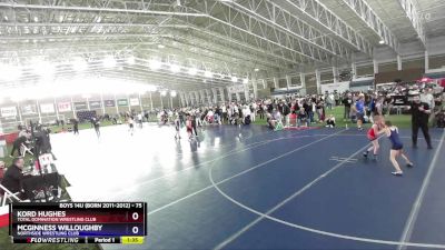 75 lbs 5th Place Match - Kord Hughes, Total Domination Wrestling Club vs McGinness Willoughby, Northside Wrestling Club