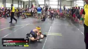 53 lbs Round 1 (6 Team) - Maddox Bainter, Untouchables Purple vs Tate Russell, Funky Fire