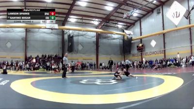 106 lbs Cons. Round 4 - Lawson Sparks, Spire Academy vs Santino Edgar, Christian Brothers Academy