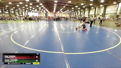 84 lbs Rd# 4- 2:00pm Friday Final Pool - Mac Burns, Nauman Green vs Evan Tanner, Westshore D.S