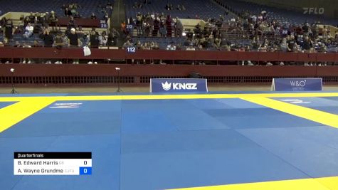 Benjamin Edward Harris vs Aaron Wayne Grundmeier 2024 Pan IBJJF Jiu-Jitsu No-Gi Championship