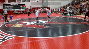 285 lbs 1st Place Match - Peyton Allen, Sartell-Saint Stephen vs Mason Adams, Lake Crystal Wellcome Memorial Area