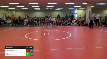 220 lbs Rr Rnd 1 - Landon Hartman, Bethel Park HS vs Brady Brown, All American HS