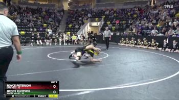 126 lbs Consolation Wb - Brody Kleitsch, Wapsie Valley vs Royce Peterson, Lake Mills