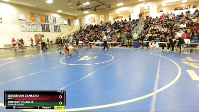 126 lbs Champ. Round 1 - Jonathan Zamudio, Bell vs Dominic Olague, Diamond Ranch