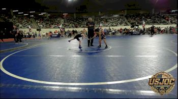 52 lbs Quarterfinal - Dawson Bowers, Jacket Wrestling Club vs Raelynn Traweek, Mojo Grappling Academy