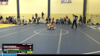 65 lbs Cons. Semi - Karson Ellenberg, Pack 732 vs Cruz Prasnicki, Dakota Boyz Wrestling Club