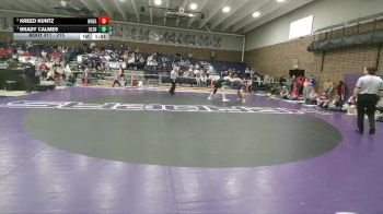 215 lbs 1st Place Match - Brady Calmes, Glenrock vs Kreed Kuntz, Wheatland