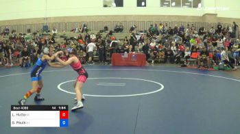 65 lbs Consi Of 4 - Lily Hutto, Team South Carolina vs Sara Pauls, Team New York