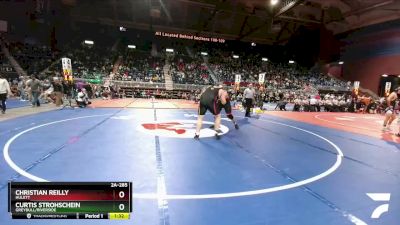 2A-285 lbs Quarterfinal - Christian Reilly, Hulett vs Curtis Strohschein, Greybull/Riverside