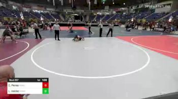 65 lbs Semifinal - Charlie Perea, Pomona Elite vs Lealani Valdez, Pomona Elite