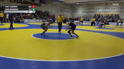 141 lbs Consi Of 32 #2 - Toby Lombera, Frontier vs Luke Menzimer, La Costa Canyon