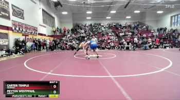 190 lbs 1st Place Match - Peyton Westpfahl, LIBERTY vs Carter Temple, KEARNEY