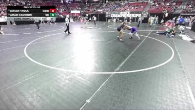 D1-138 lbs Cons. Round 2 - Amadi Cameron, West Allis Central vs Jayden Yauck, Oconomowoc