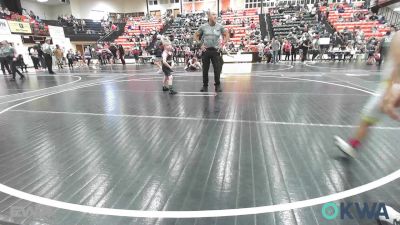 60 lbs Consolation - Kingston Baucom, Salina Wrestling Club vs Brandon Steeprock, Bartlesville Wrestling Club