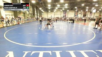 126 lbs Rr Rnd 1 - Landon Ault, Quest School Of Wrestling Black vs Jason Hampton Jr, Team Gotcha