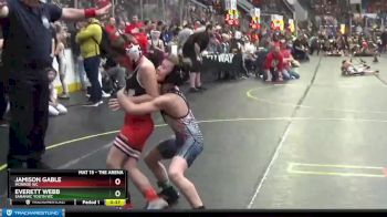 67 lbs Cons. Round 2 - Jamison Gable, Monroe WC vs Everett Webb, Saranac Youth WC