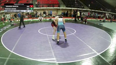 157 lbs Quarters - Braidin Martin, Alaska vs Tristan Johns, Nevada