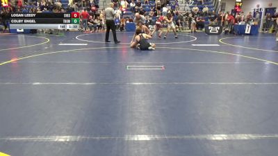 152 lbs Quarterfinal - Logan Leedy, Chestnut Ridge vs Colby Engel, Thomas Jefferson