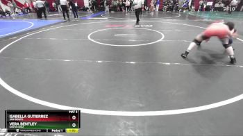 130 lbs Champ. Round 1 - Isabella Gutierrez, San Benito vs Vera Bentley, Santa Cruz