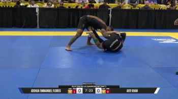 Afif Khan vs Joshua Emmanuel Flores 2026 Pan IBJJF Jiu-Jitsu No-Gi Championship