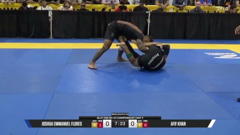 Afif Khan vs Joshua Emmanuel Flores 2026 Pan IBJJF Jiu-Jitsu No-Gi Championship