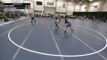 150 lbs Quarterfinals (8 Team) - Gavin Pedersen, Grand Island vs Brady Danze, Millard South