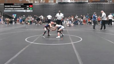70 lbs Round 2 - Jolene Prapuolenis, Crystal Coast Grapplers vs Jayliannes Hardguittini, Mighty Watriors