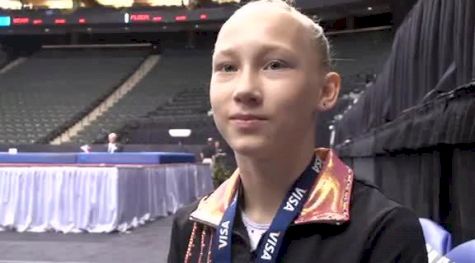Polina Schennikova after her 1st Visa Championships