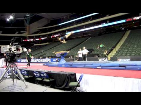 Alexandra Raisman - 2011 Visa Championships Podium Training - Vault