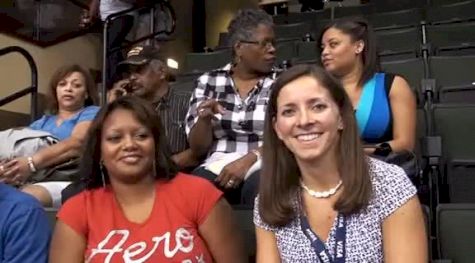 Interview with Gabby Douglas Fan Club and her mom before the start of Day 1