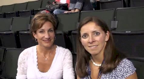 Pre-meet interview with Rita Wieber mother of Jordyn Wieber during warm-ups at the Visa Championships