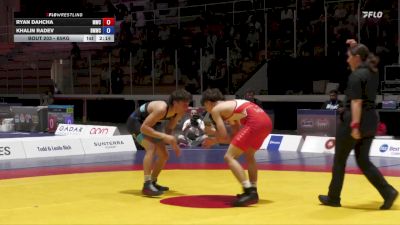 65kg 1st Place Match - Ryan Dahcha, Matmen Wrestling Club vs Khalin Radev, Burnaby Mountain Wrestling Club