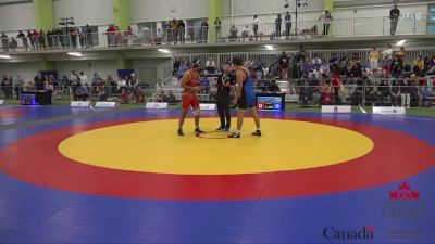 92kg Cons. Semi - Justin Lalli, Canadian Mal Wrestling vs Peter Strutzenberger, Lake Of The Woods WC