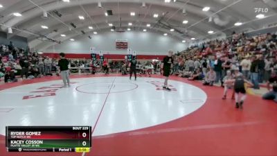 50-53 lbs Round 5 - Ryder Gomez, Top Notch WC vs Kacey Cosson, Platte Valley Jr WC