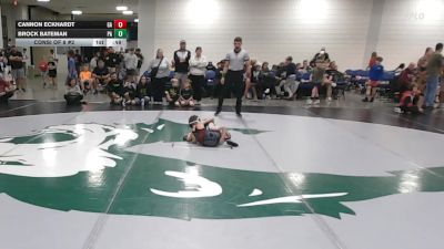 55 lbs Consi Of 8 #2 - Cannon Eckhardt, GA vs Brock Bateman, PA